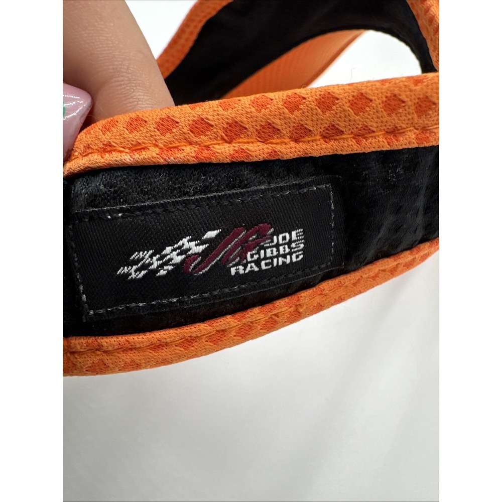 Vtg Nascar Tony Stewart #20 Joe Gibbs Racing Embroidered Visor Baseball Cap Hat - Picture 4 of 9